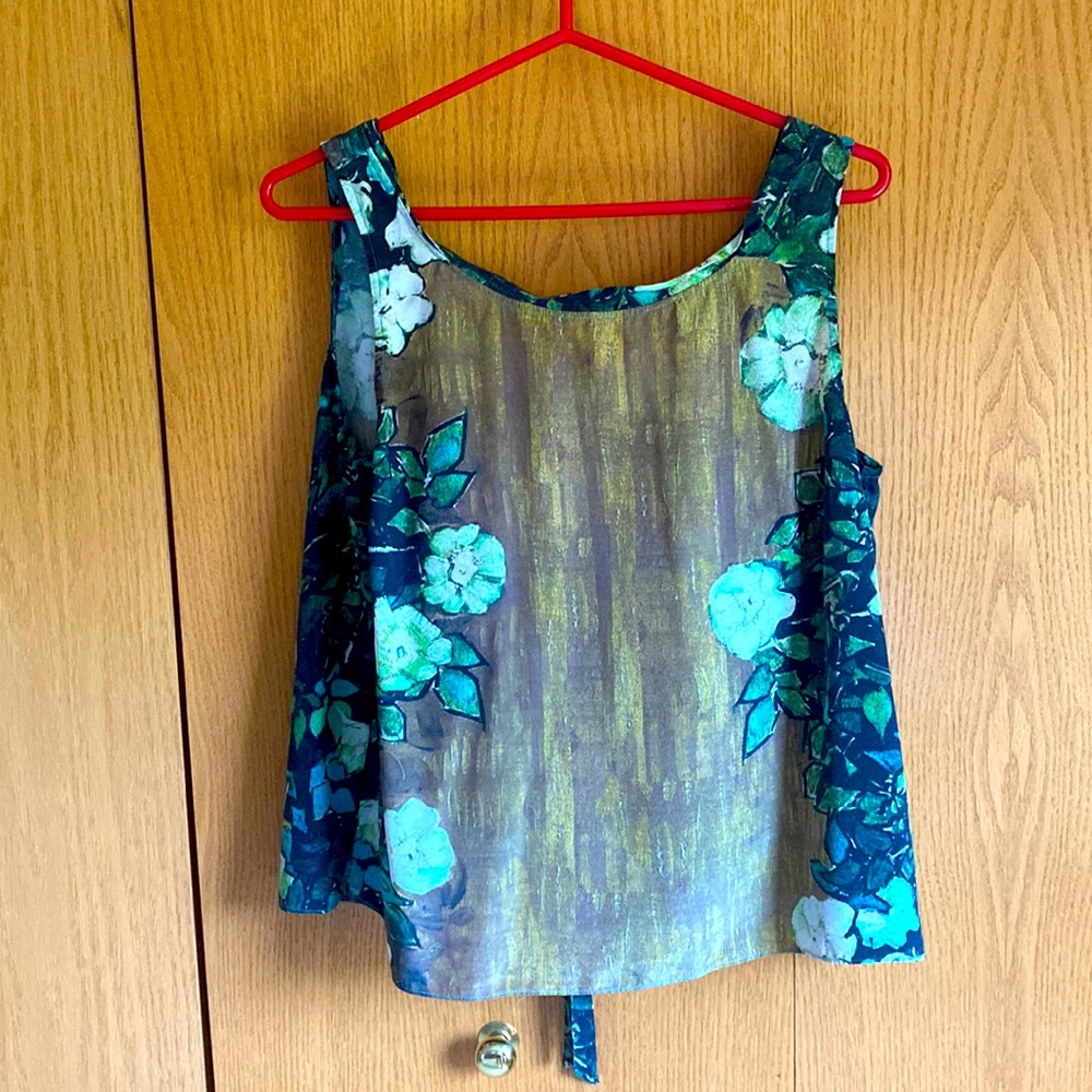 Anthropologie 100% Silk Tank Top